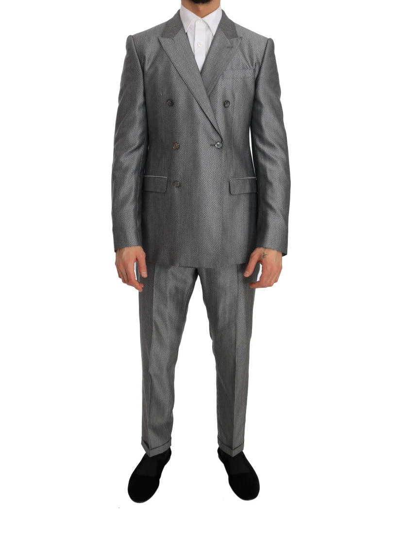 Black Stretch Crystal Bee Slim Fit Suit