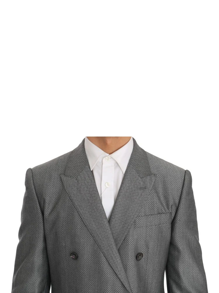 Black Stretch Crystal Bee Slim Fit Suit alternative