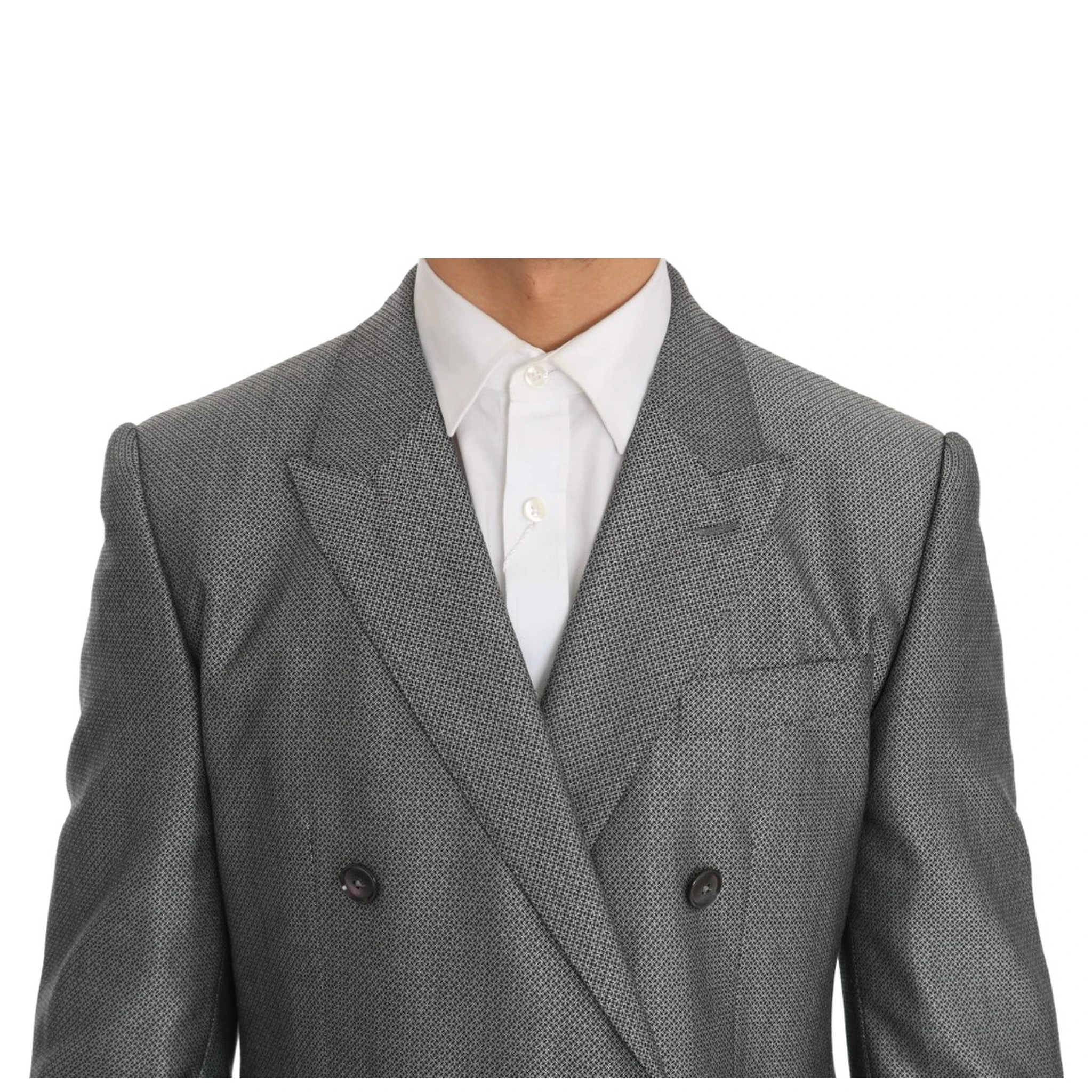 Black Stretch Crystal Bee Slim Fit Suit