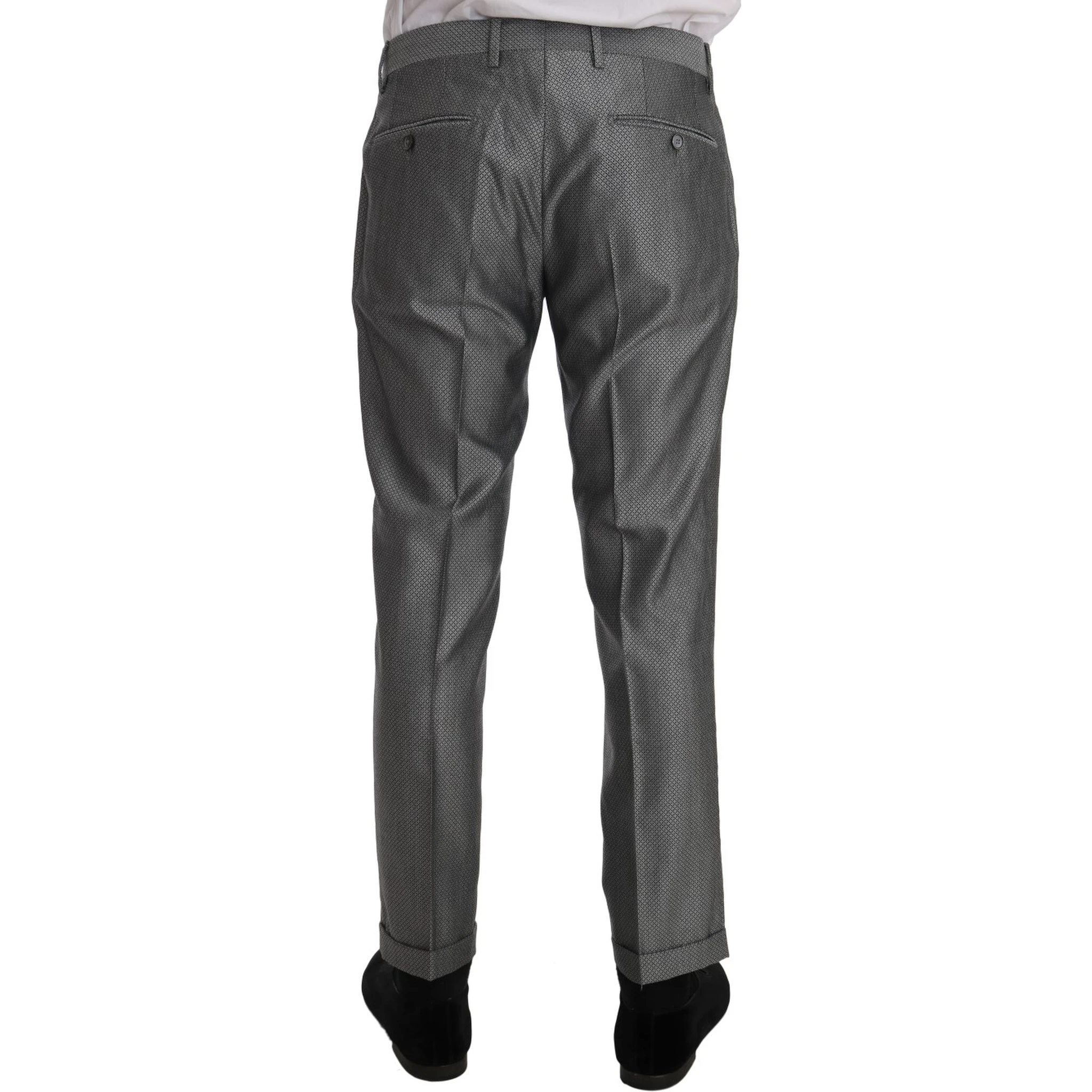 Black Stretch Crystal Bee Slim Fit Suit