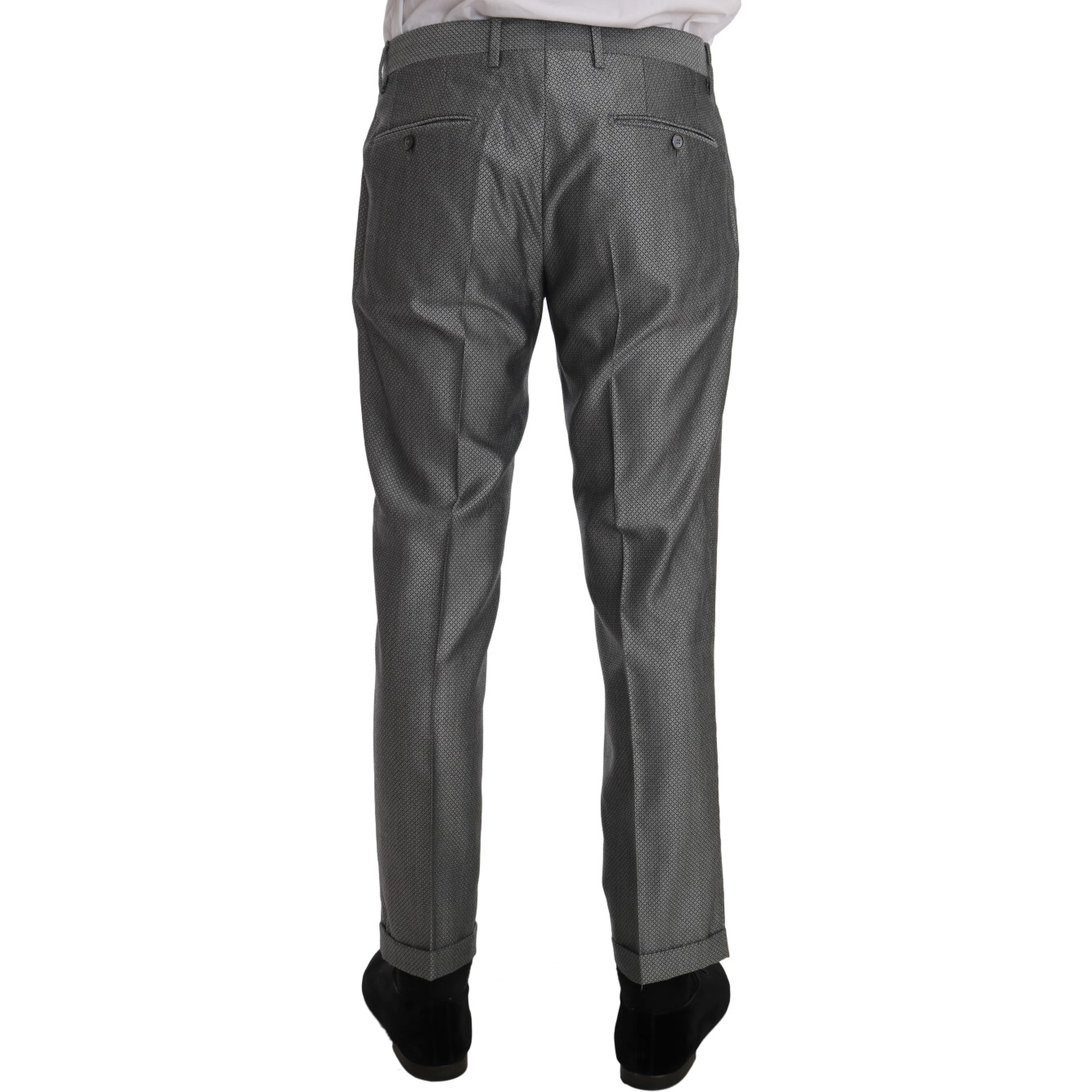Black Stretch Crystal Bee Slim Fit Suit