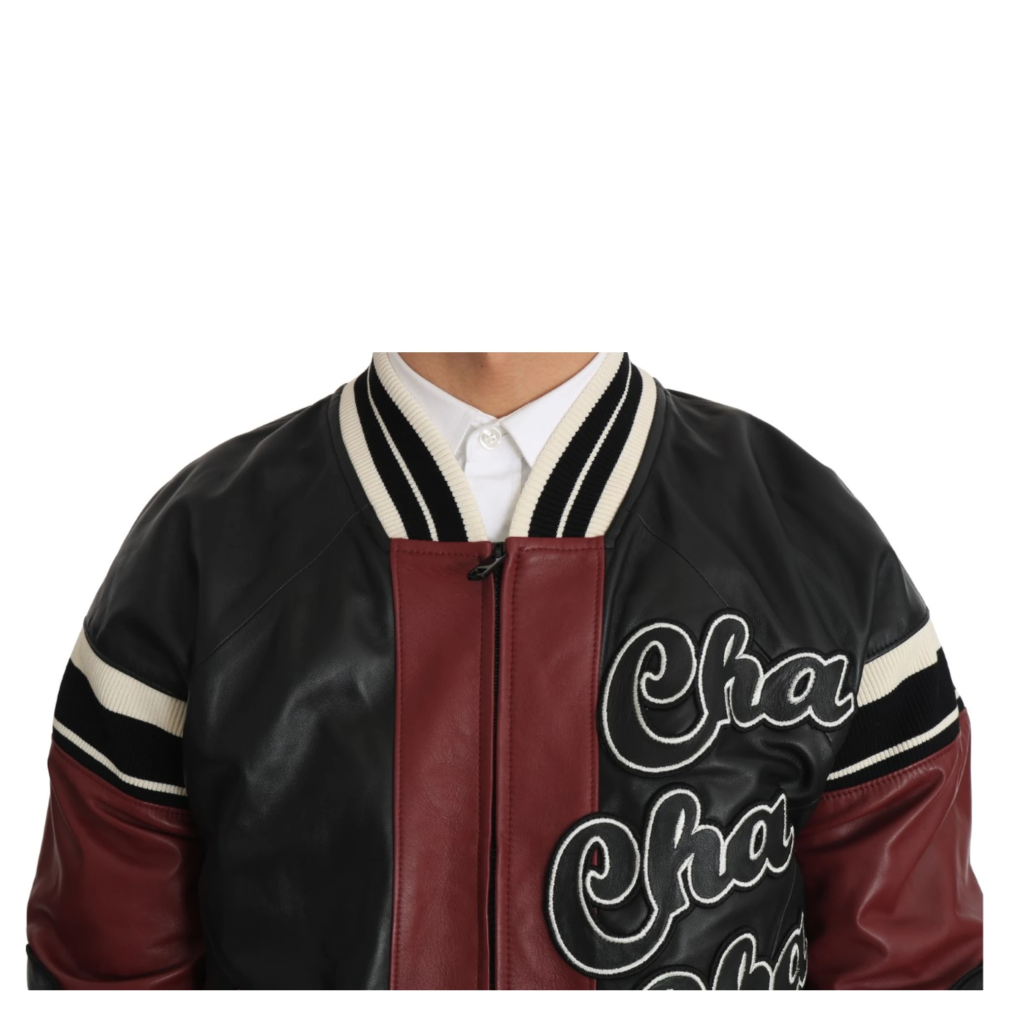 Leather Club Lounge Black Red Jacket