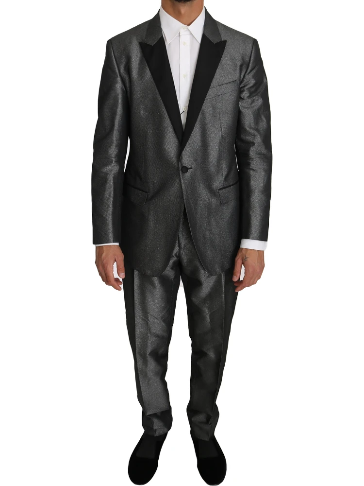 Gray Patterned MARTINI 2 Piece Suit