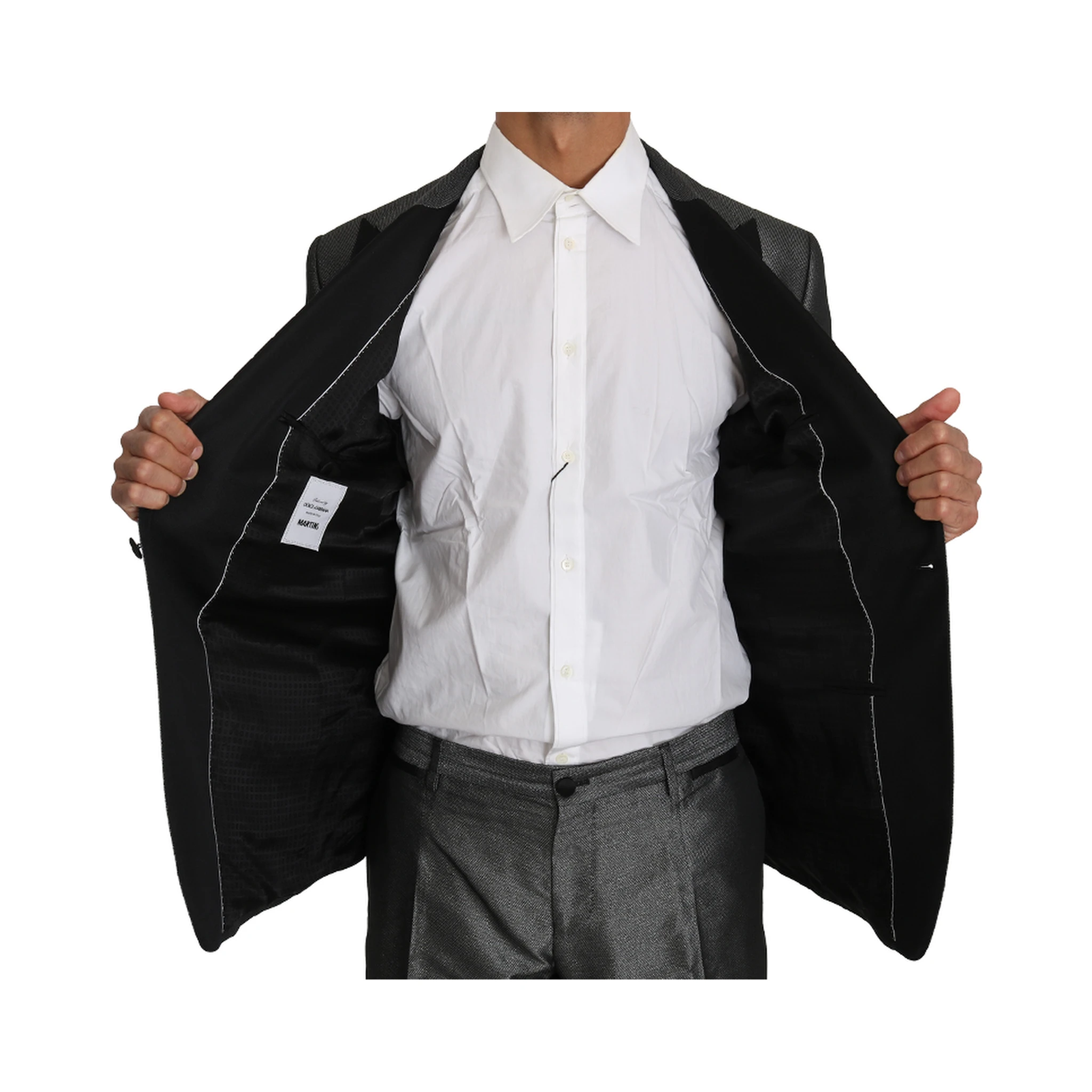 Gray Patterned MARTINI 2 Piece Suit