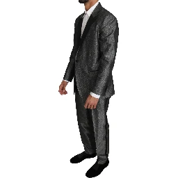 Gray Patterned MARTINI 2 Piece Suit