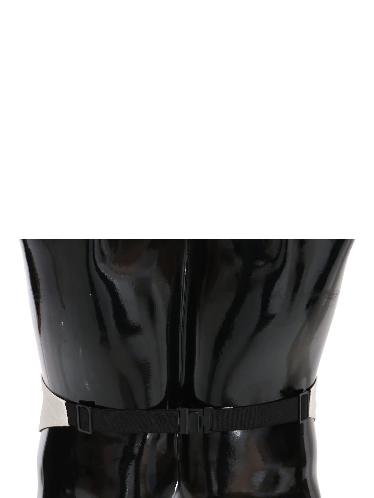 White Men Waist Belt 100% Silk Cummerbund alternative