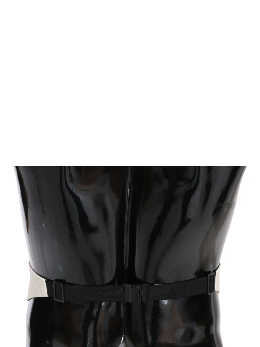 White Men Waist Belt 100% Silk Cummerbund