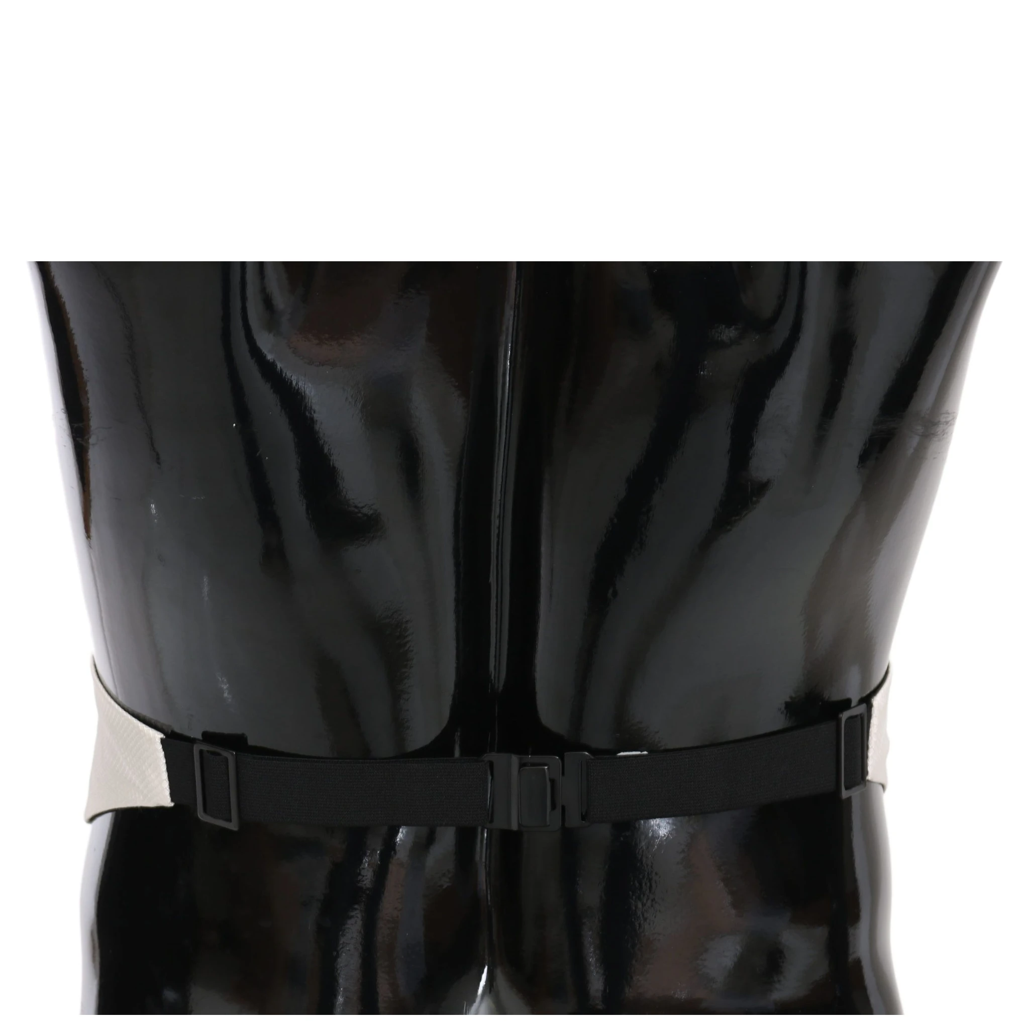 White Men Waist Belt 100% Silk Cummerbund