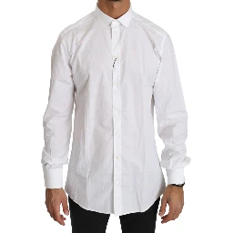 White Cotton Long Sleeve Top Shirt
