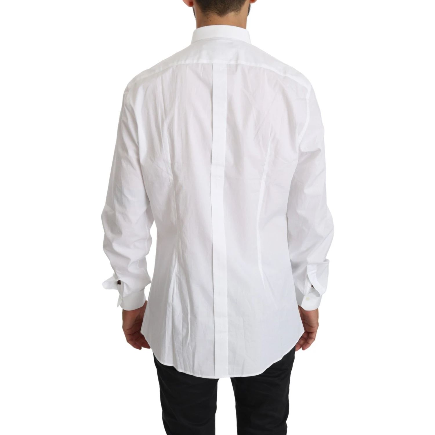 White Cotton Long Sleeve Top Shirt