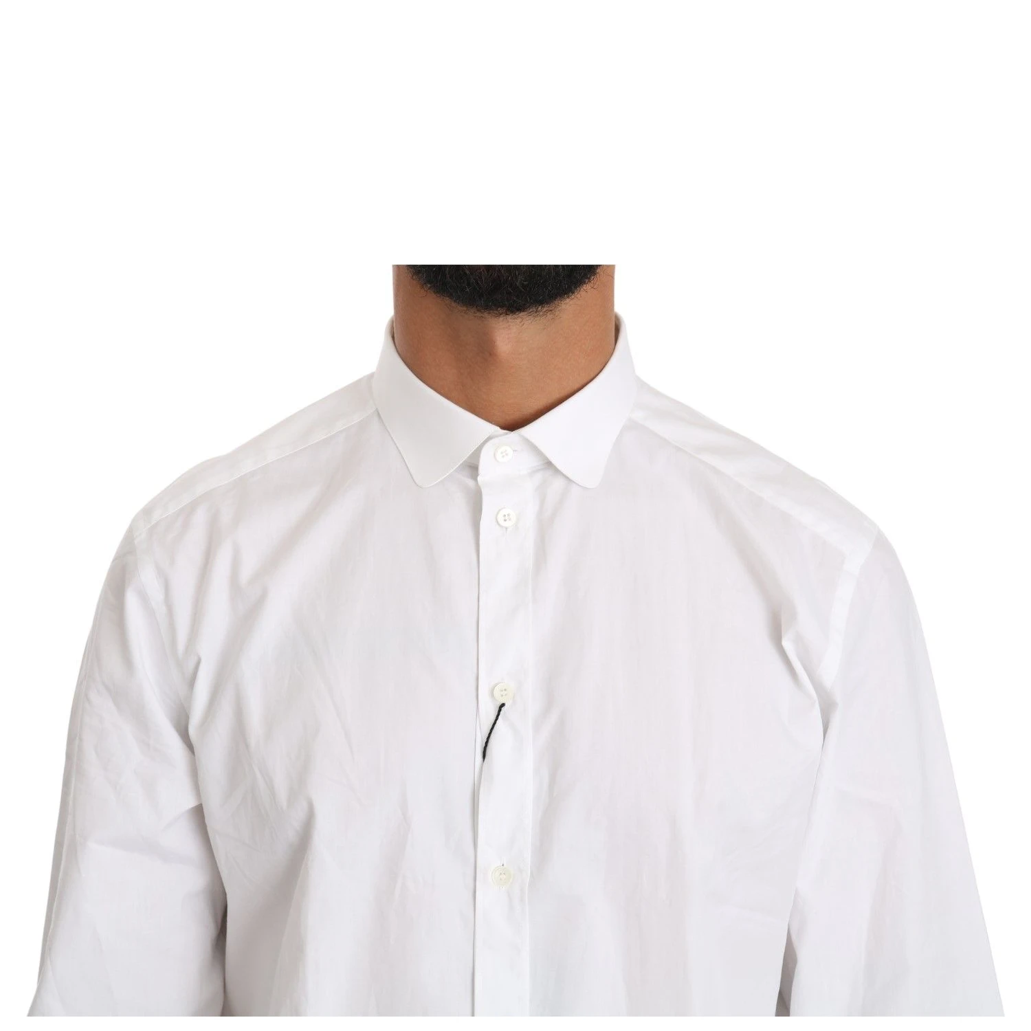 White Cotton Long Sleeve Top Shirt