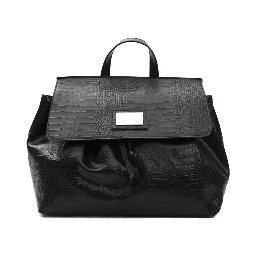 Black Leather Shoulder Bag