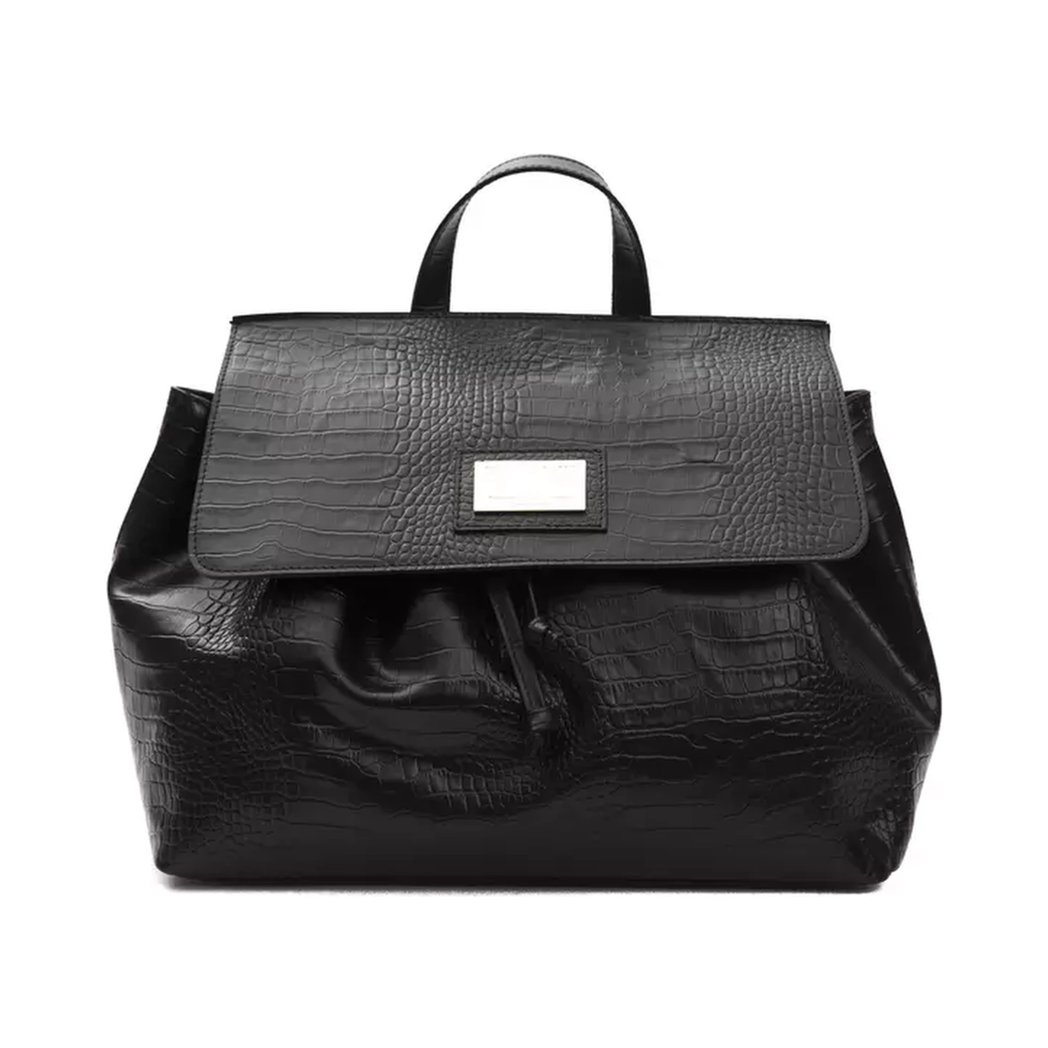 Black Leather Shoulder Bag