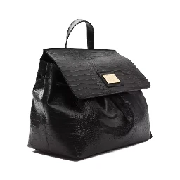 Black Leather Shoulder Bag