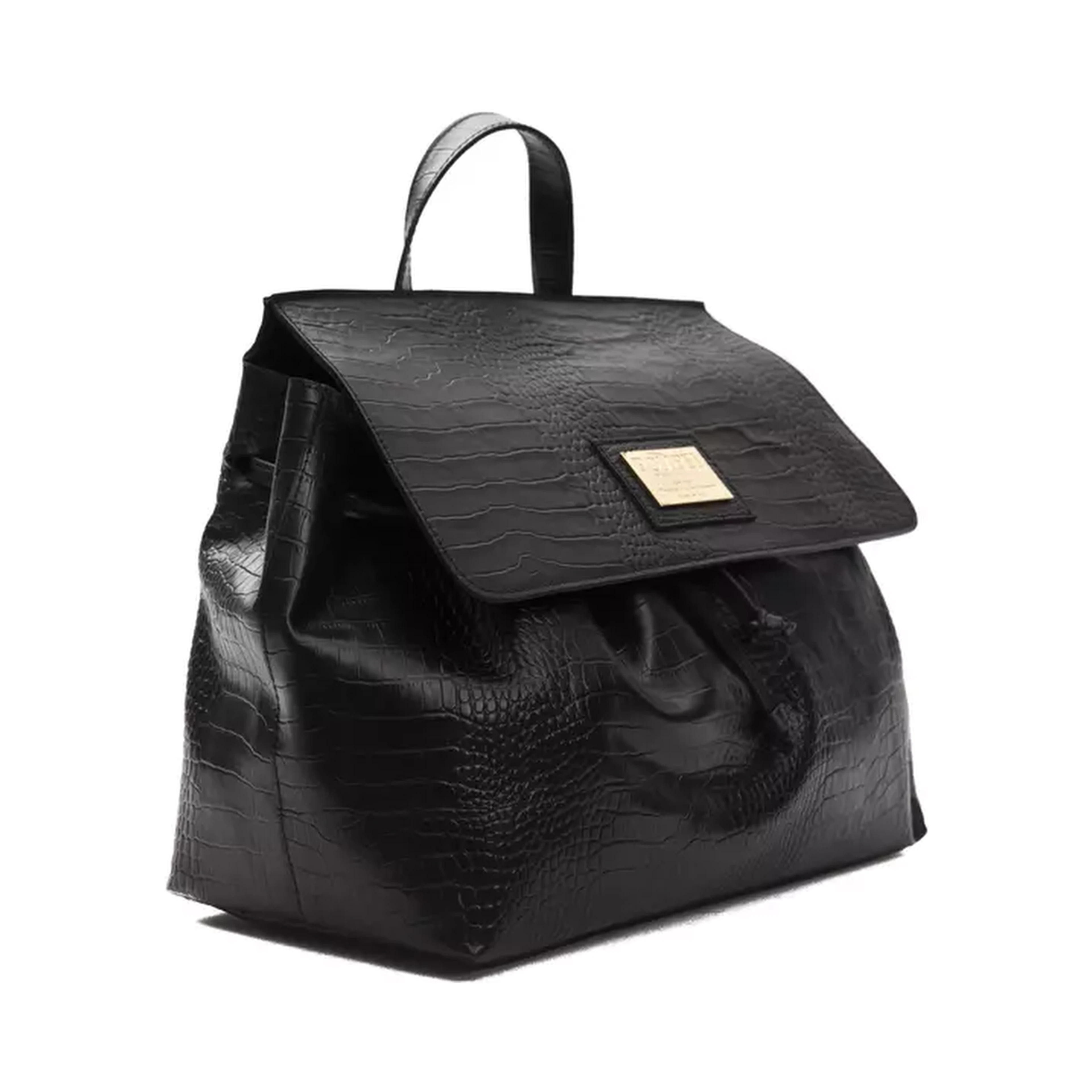 Black Leather Shoulder Bag