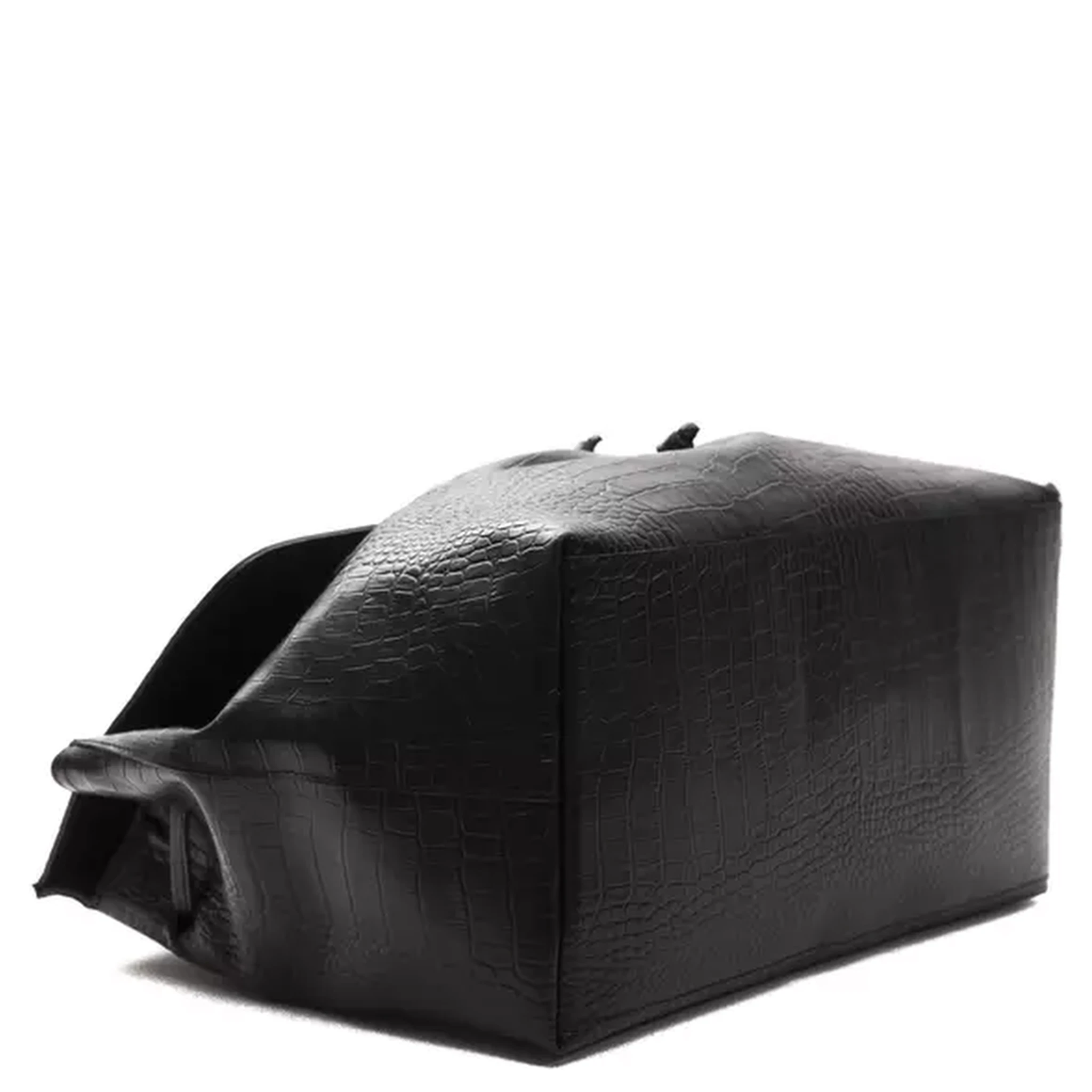 Black Leather Shoulder Bag