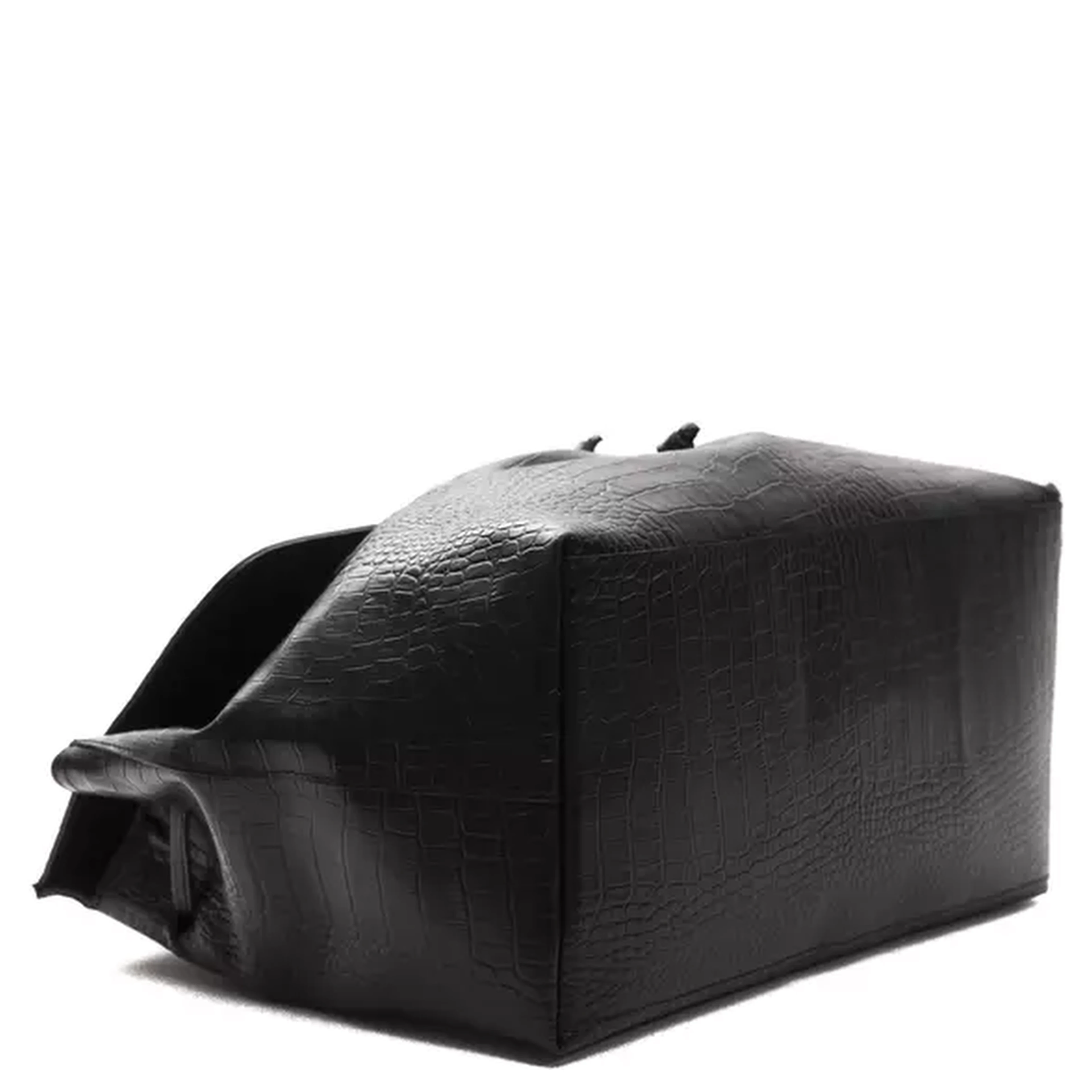 Black Leather Shoulder Bag