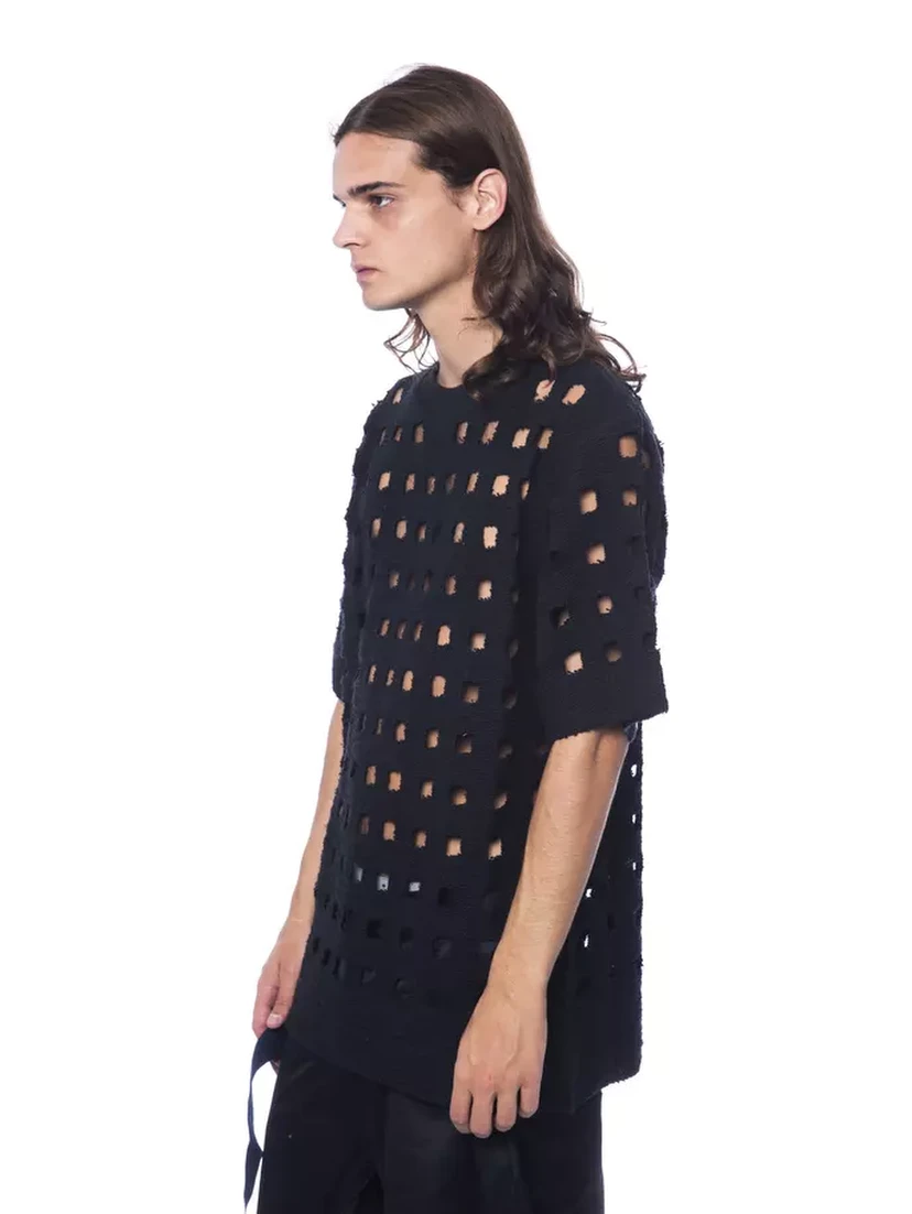 Black Cotton T-Shirt