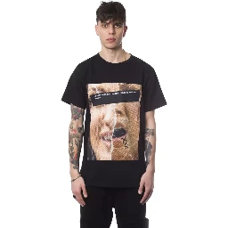 تيشيرت قطني أسود