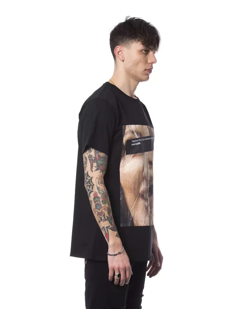 تيشيرت قطني أسود alternative