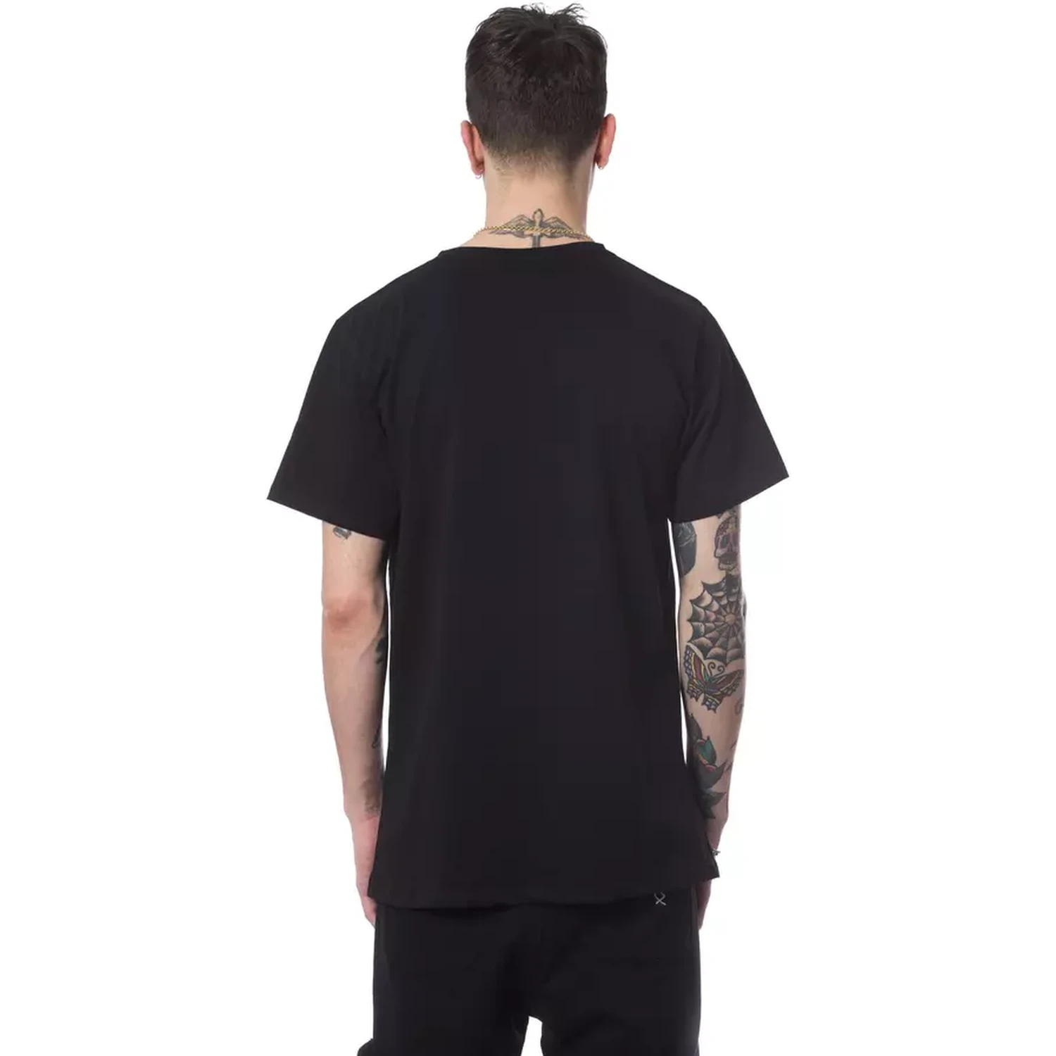 Black Cotton T-Shirt