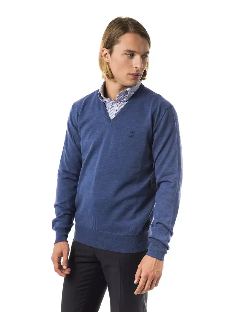 Blue Merino Wool Sweater alternative