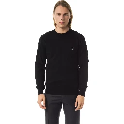 Black Merino Wool Sweater