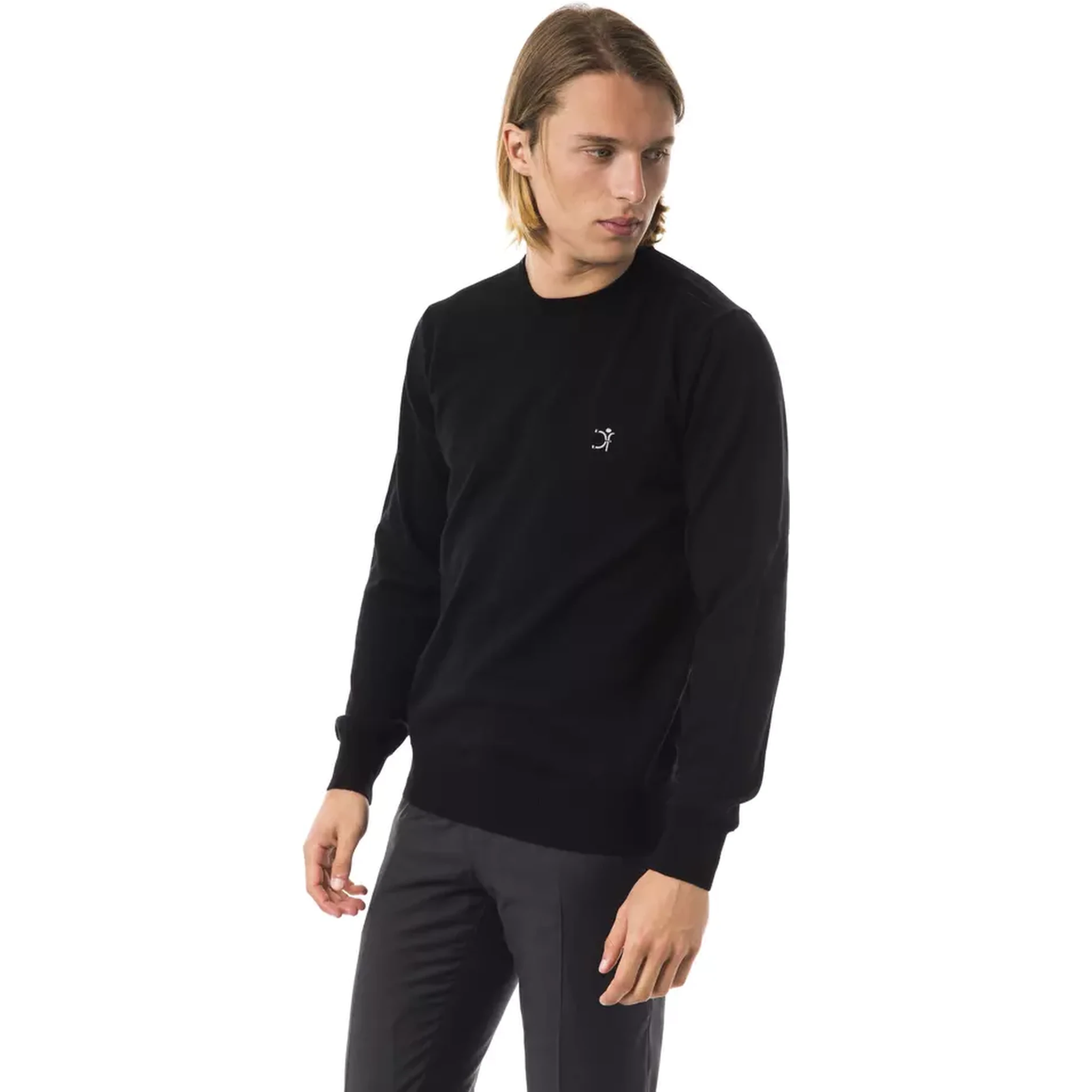 Black Merino Wool Sweater