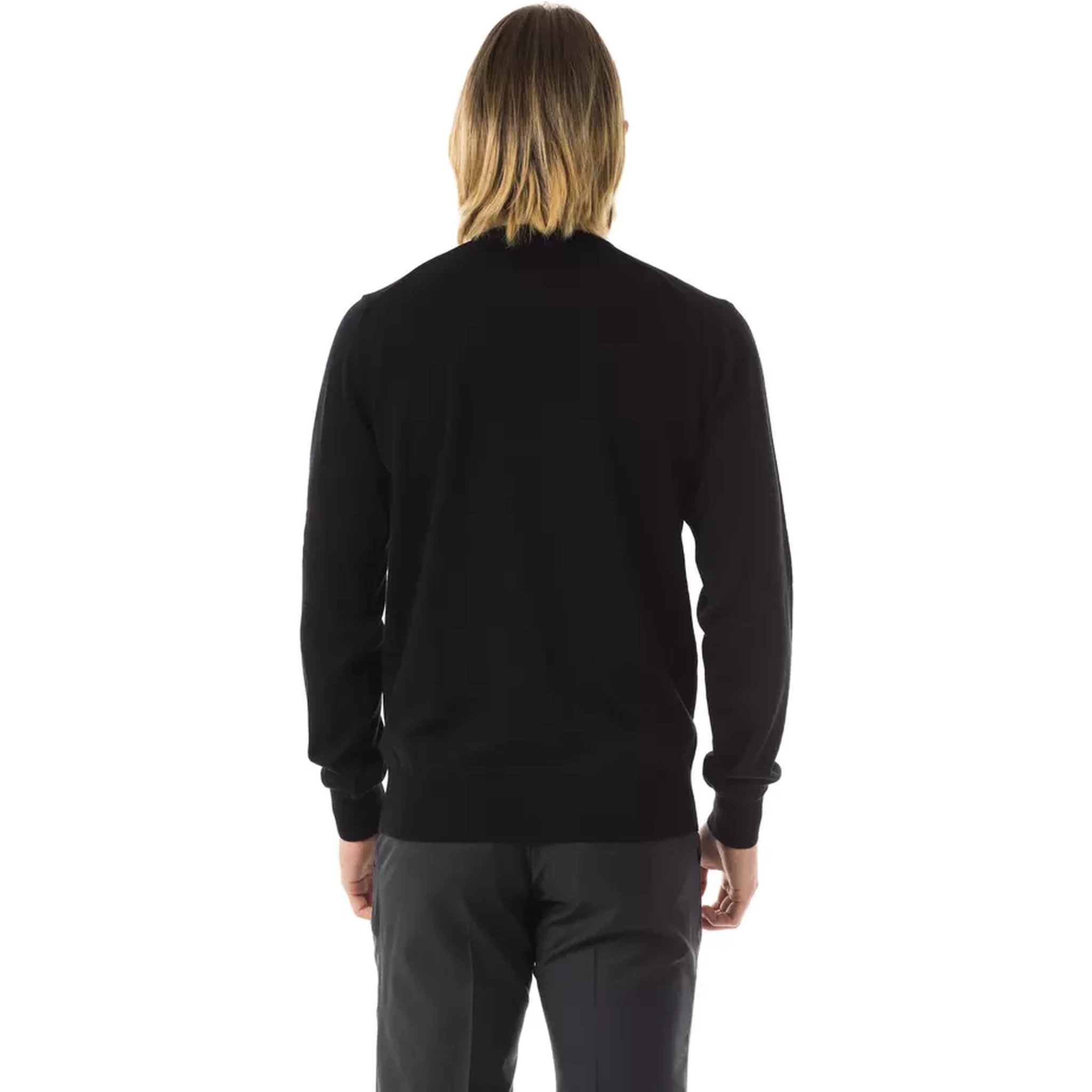 Black Merino Wool Sweater