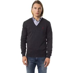 Gray Merino Wool Sweater
