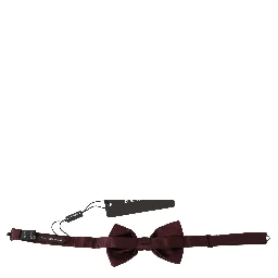 Silk Polka Dot Adjustable Neck Bow Tie Papillon
