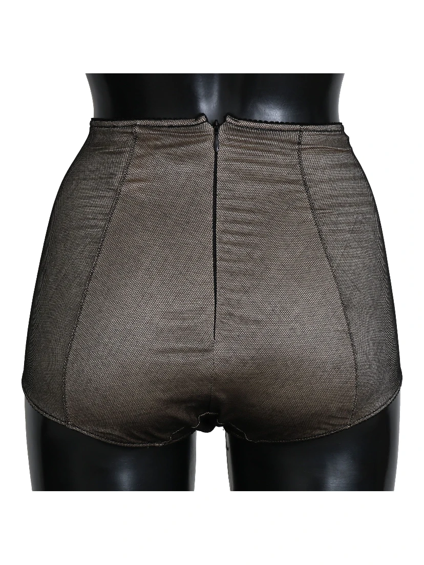 Bottoms Underwear Beige With Black Net