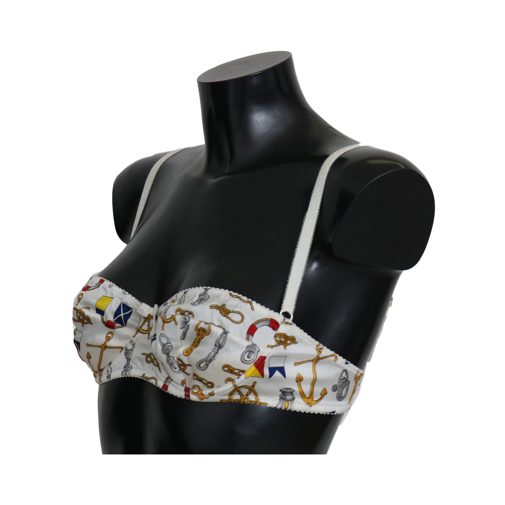 White Balconcino Sailor Print Underwear