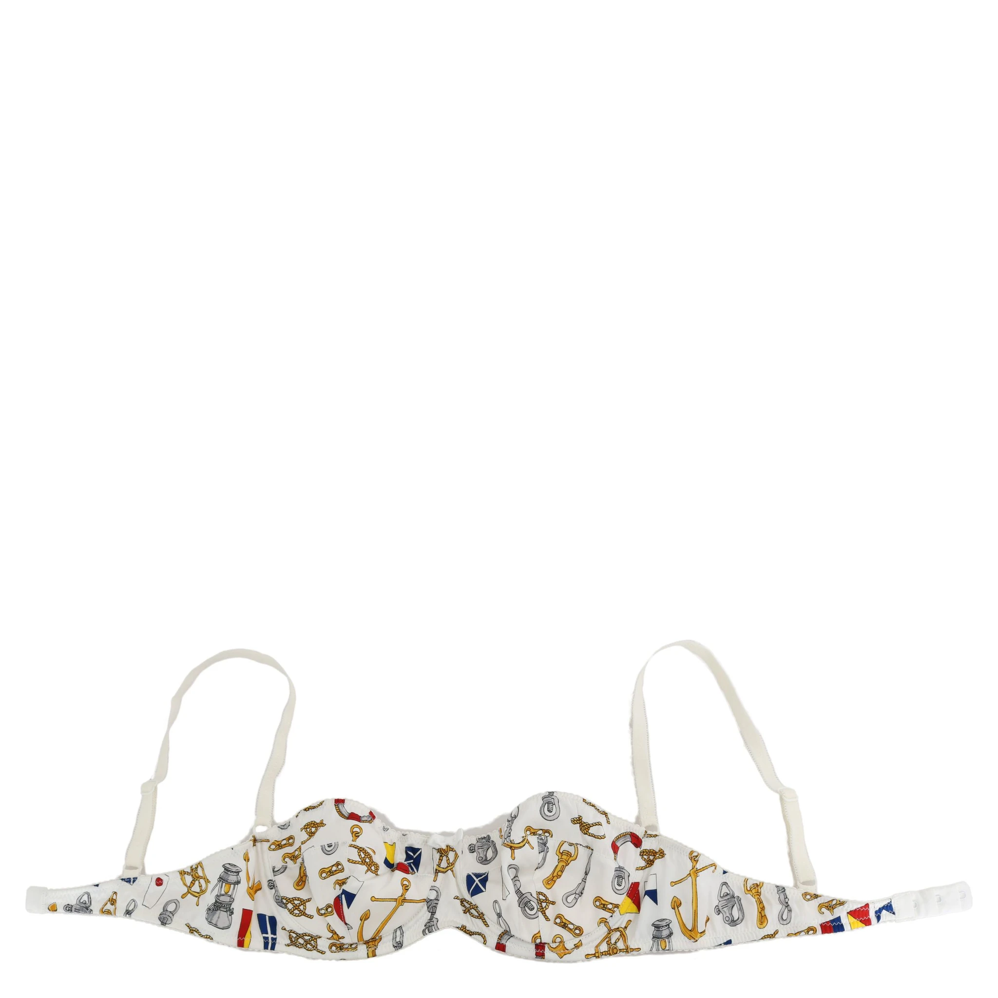 White Balconcino Sailor Print Underwear