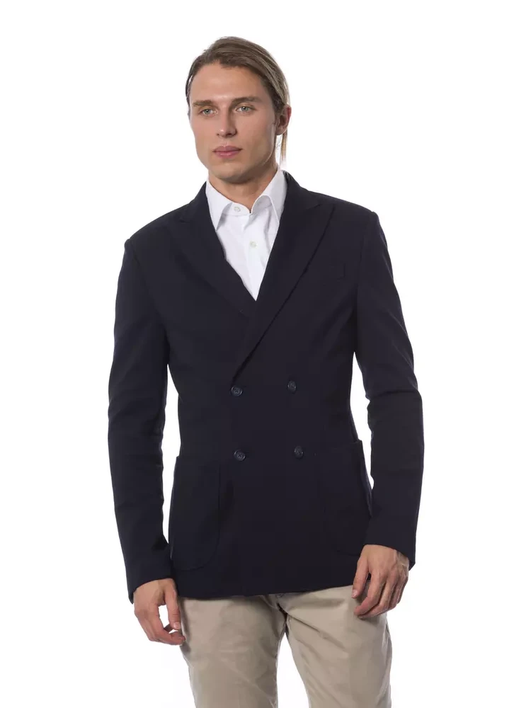 Blue Viscose Suits & Blazer