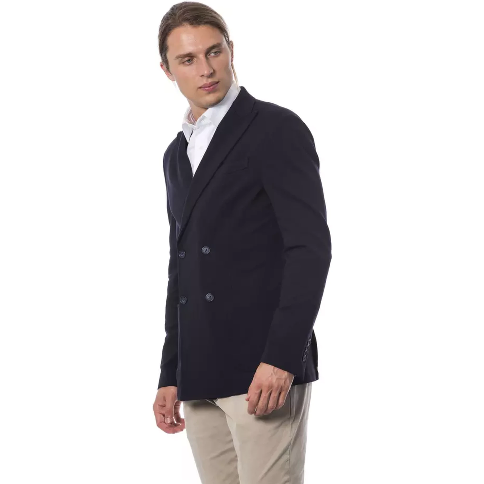 Blue Viscose Suits & Blazer