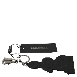Leather Dominico Stefano #DGFAMILY Logo Badge Keychain