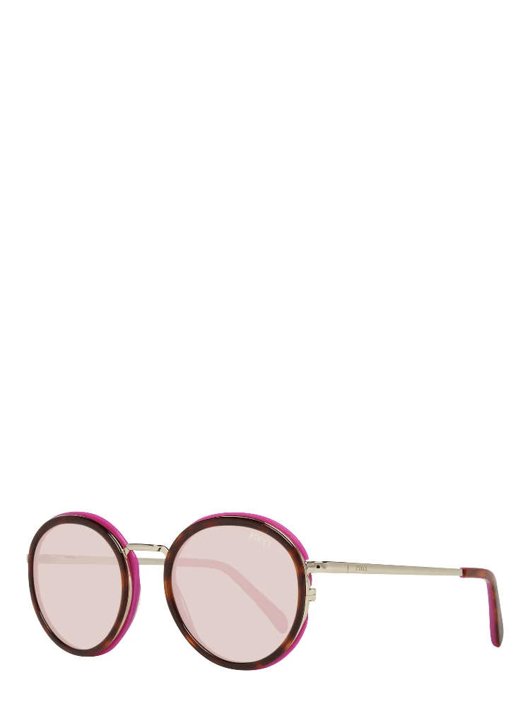 Brown Metal & Plastic Sunglasses