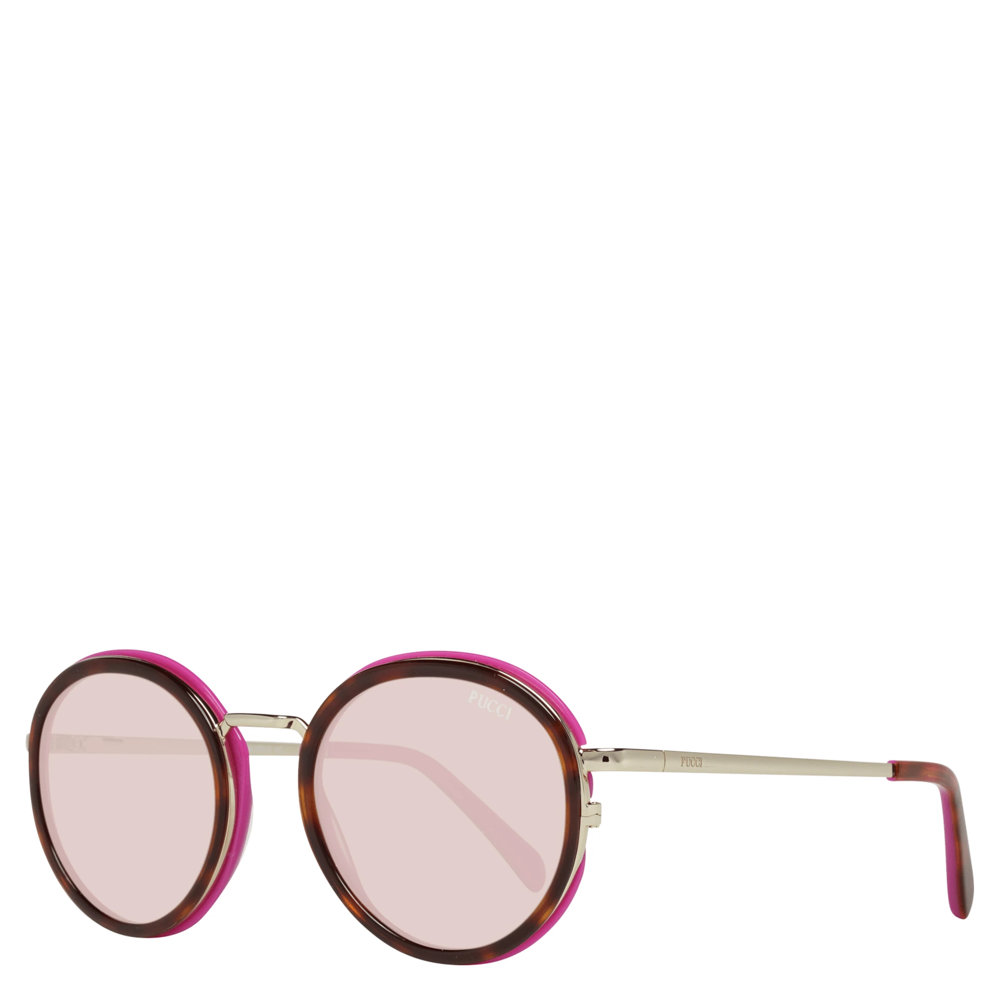 Brown Metal & Plastic Sunglasses