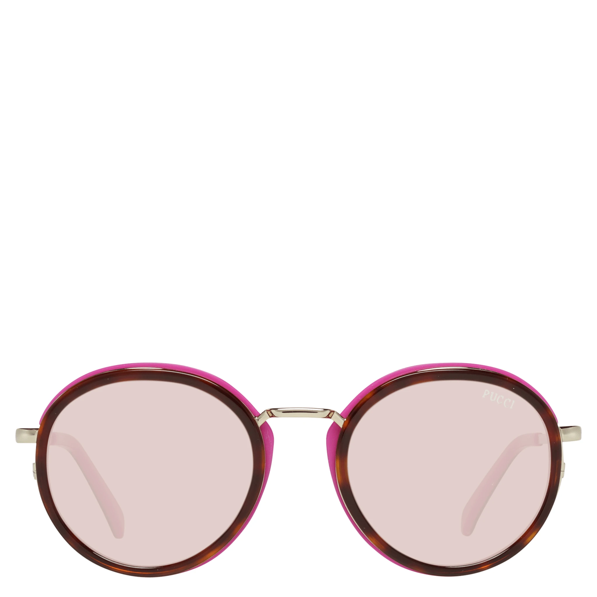 Brown Metal & Plastic Sunglasses