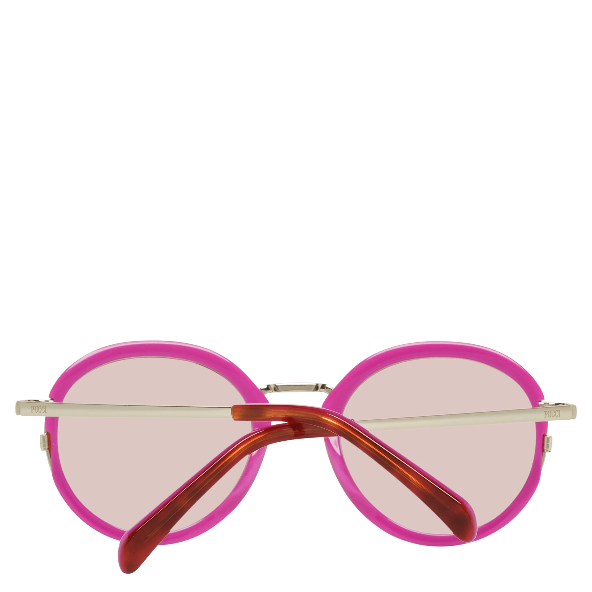 Brown Metal & Plastic Sunglasses