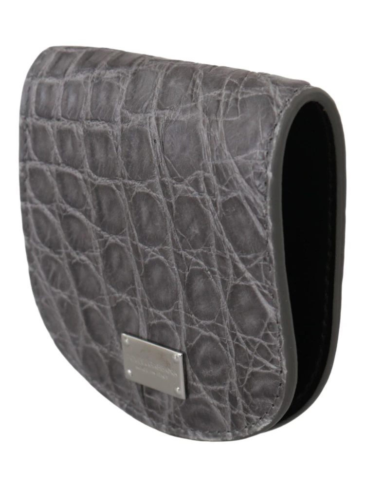 Gray Exotic Skin Condom Case Holder Pocket Wallet alternative