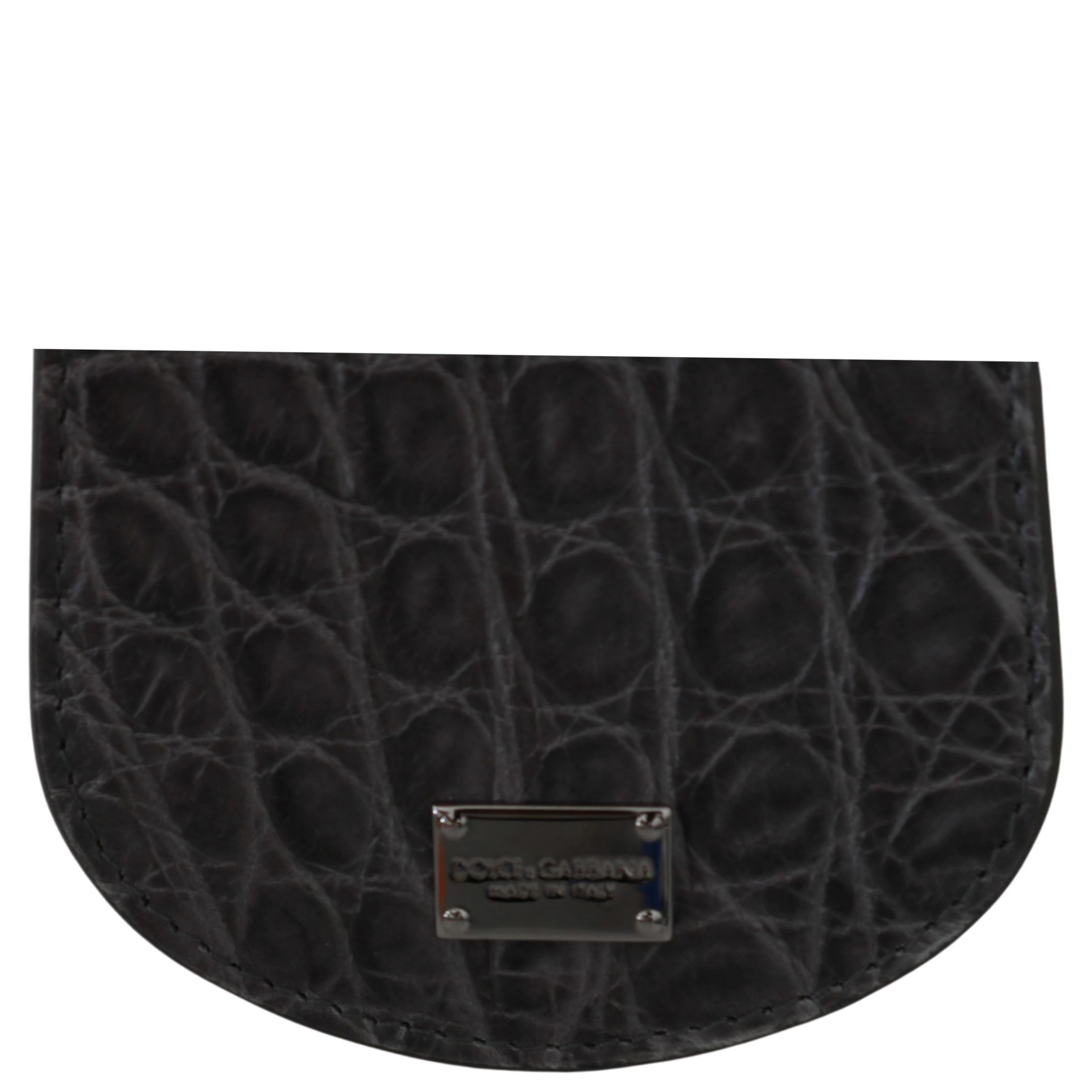 Gray Exotic Skin Condom Case Holder Pocket Wallet