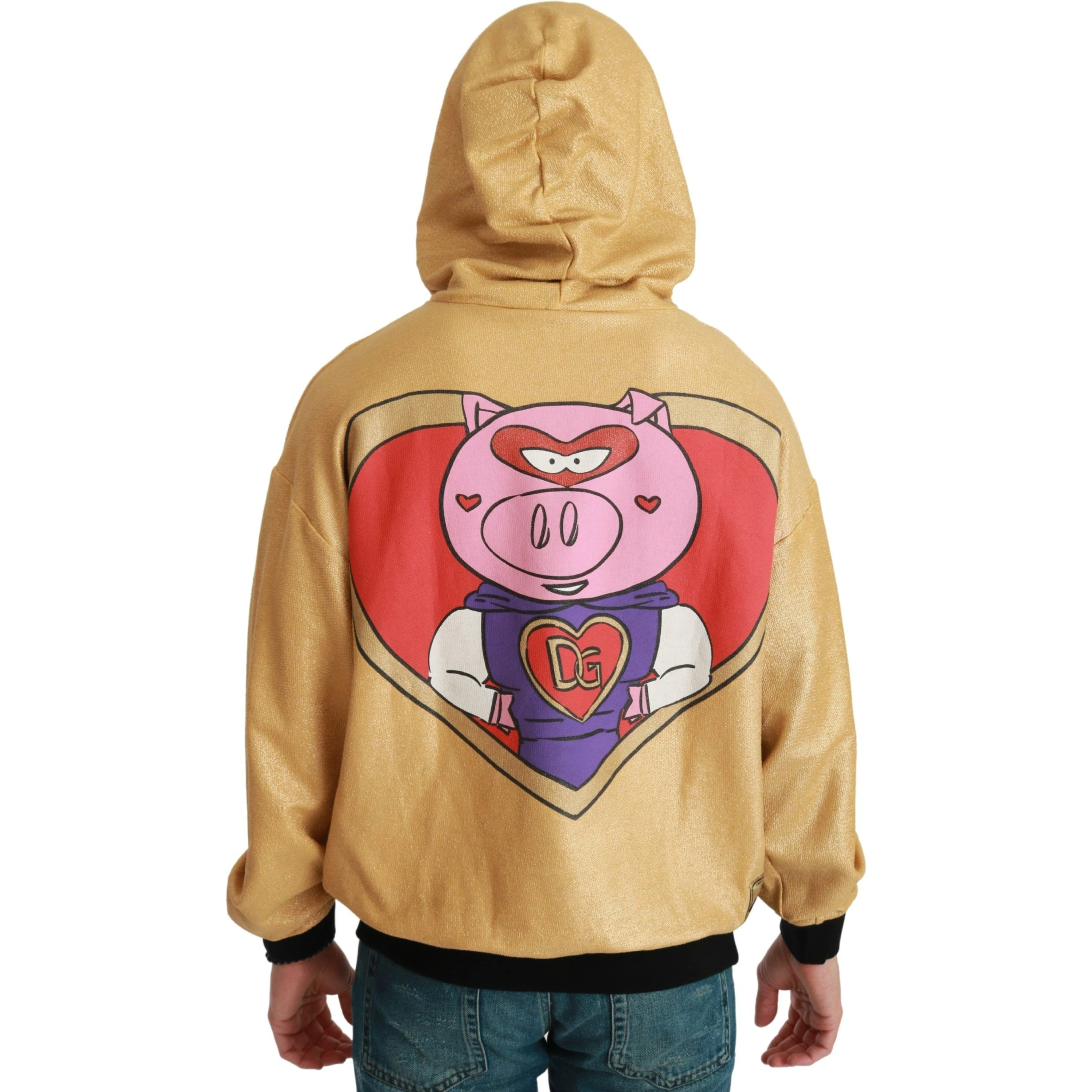 Gold Pig of the Year Hooded Sweater