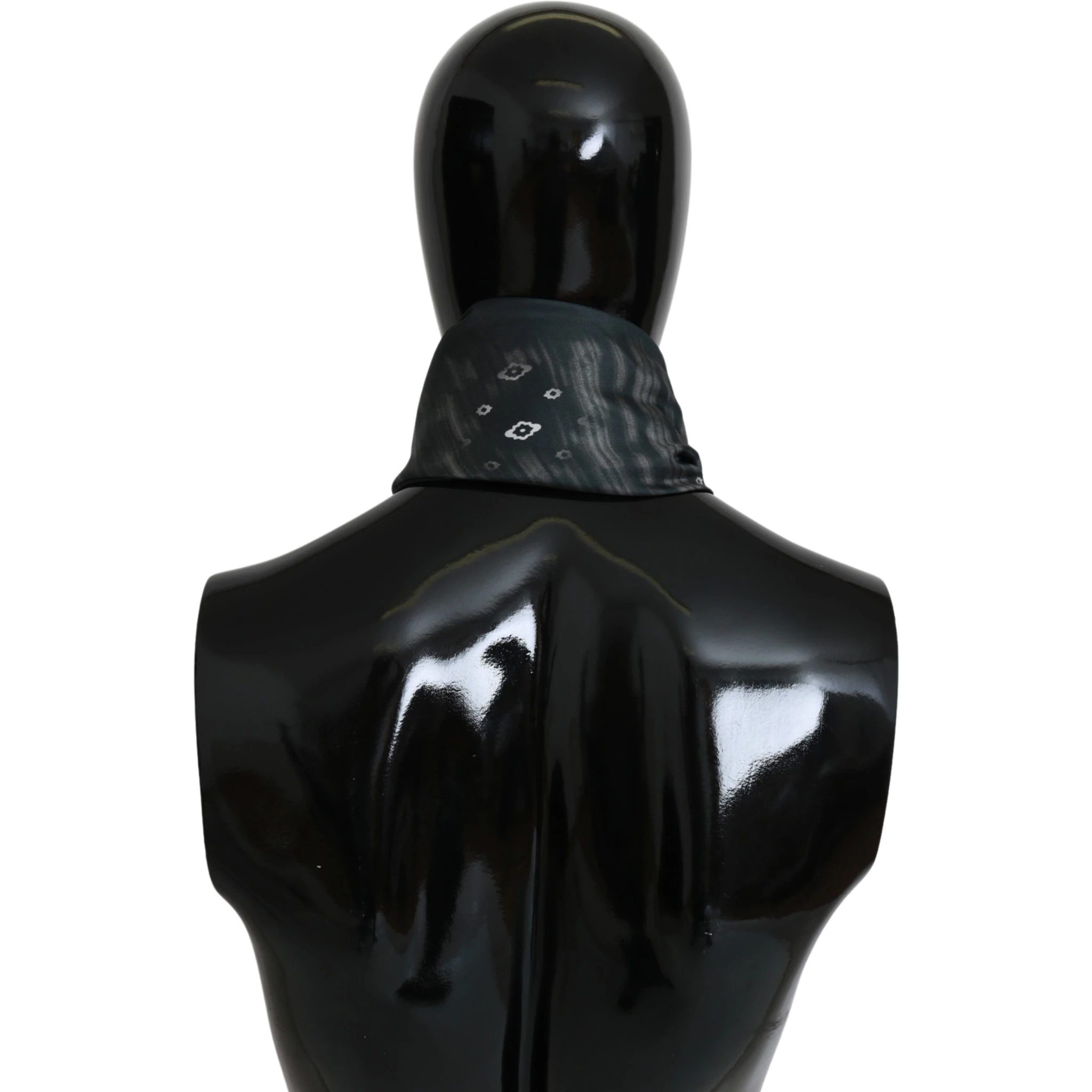 Blue Foulard Silk Women Scarf