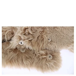 Beige Alpaca Collar Scarf