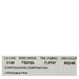 Beige Alpaca Collar Scarf