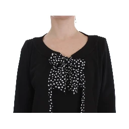 Black Stretch Sheath Dress & Sweater Set