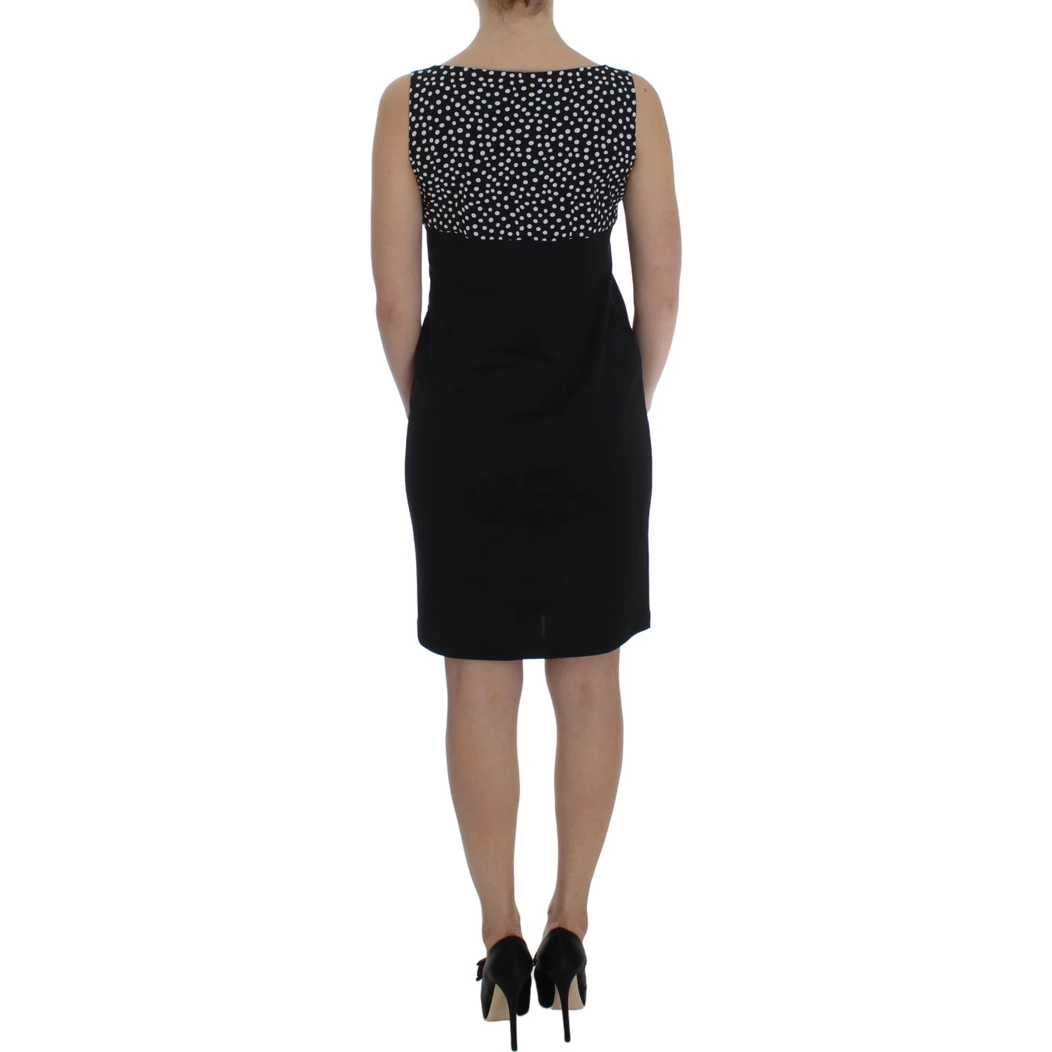 Black Stretch Sheath Dress & Sweater Set