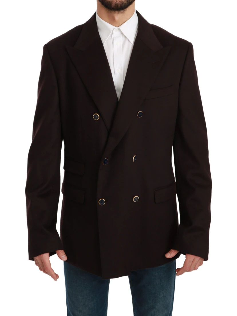 Bordeaux Cashmere Coat TAORMINA Blazer